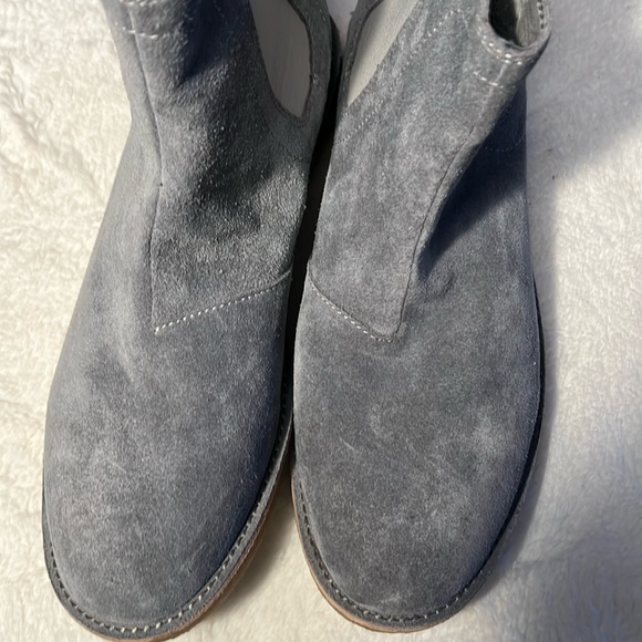 New CIVIL REGIME Brando Gray Suede Chelsea Ankle Boot Leather Chukka Size 8 41‎ Civil Regime Mens EU 41 / US 8 Grey Suede Pull On Chelsea  main image 3